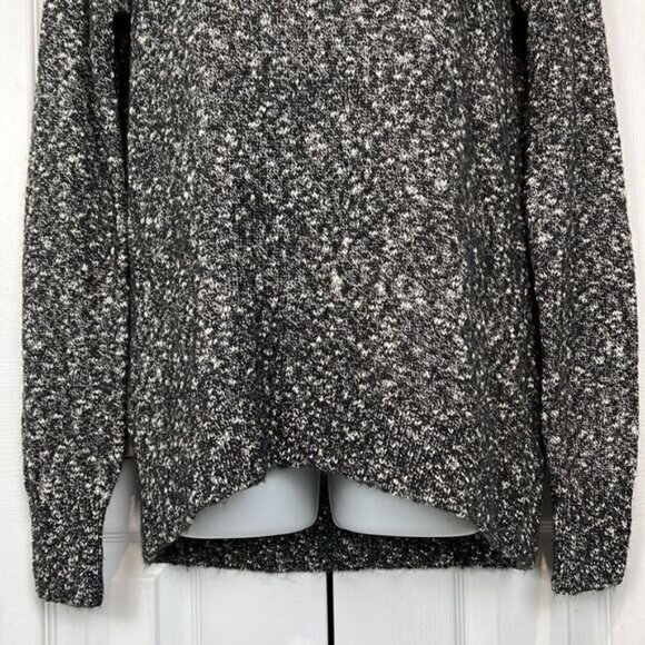 Gap Black White Round Neck Hi Low Sweater Size M - Picture 3 of 9